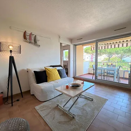 2 Pieces Avec Terrasse, Piscine Et Parking - Cap D'agde - Fr-1-249-417 Апартаменти Агд